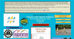 Desktop Screenshot of claytorlaketriathlon.com